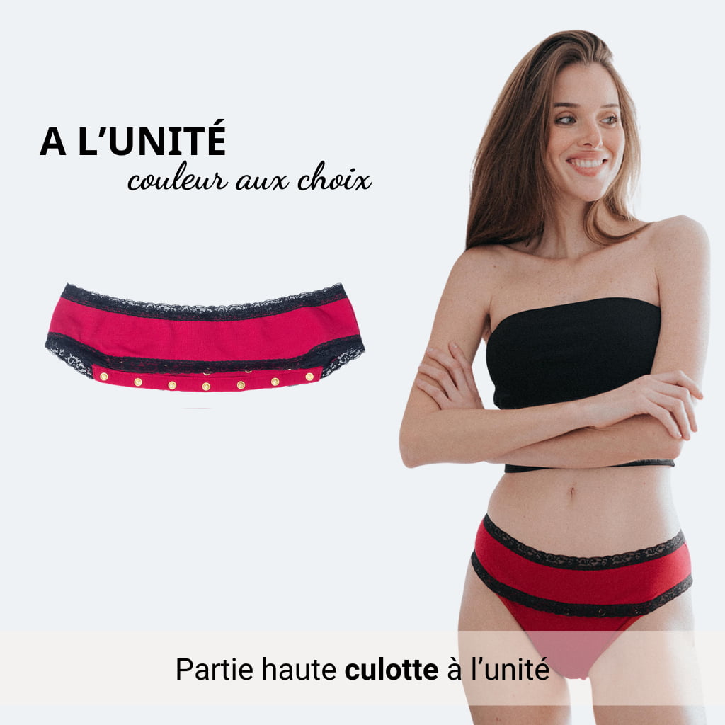 Haut de culotte menstruelle détachable Valentina