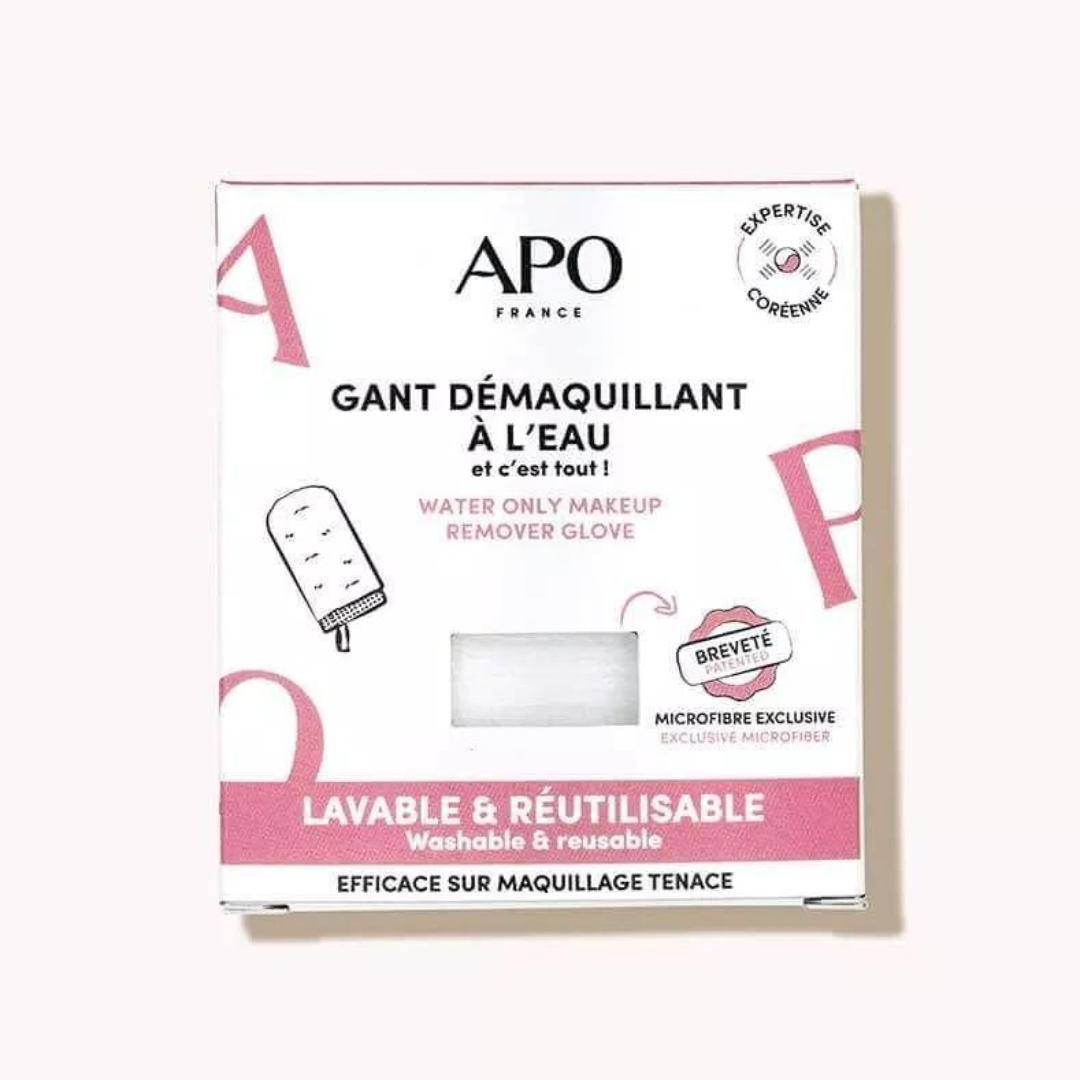 Gant démaquillant à l'eau