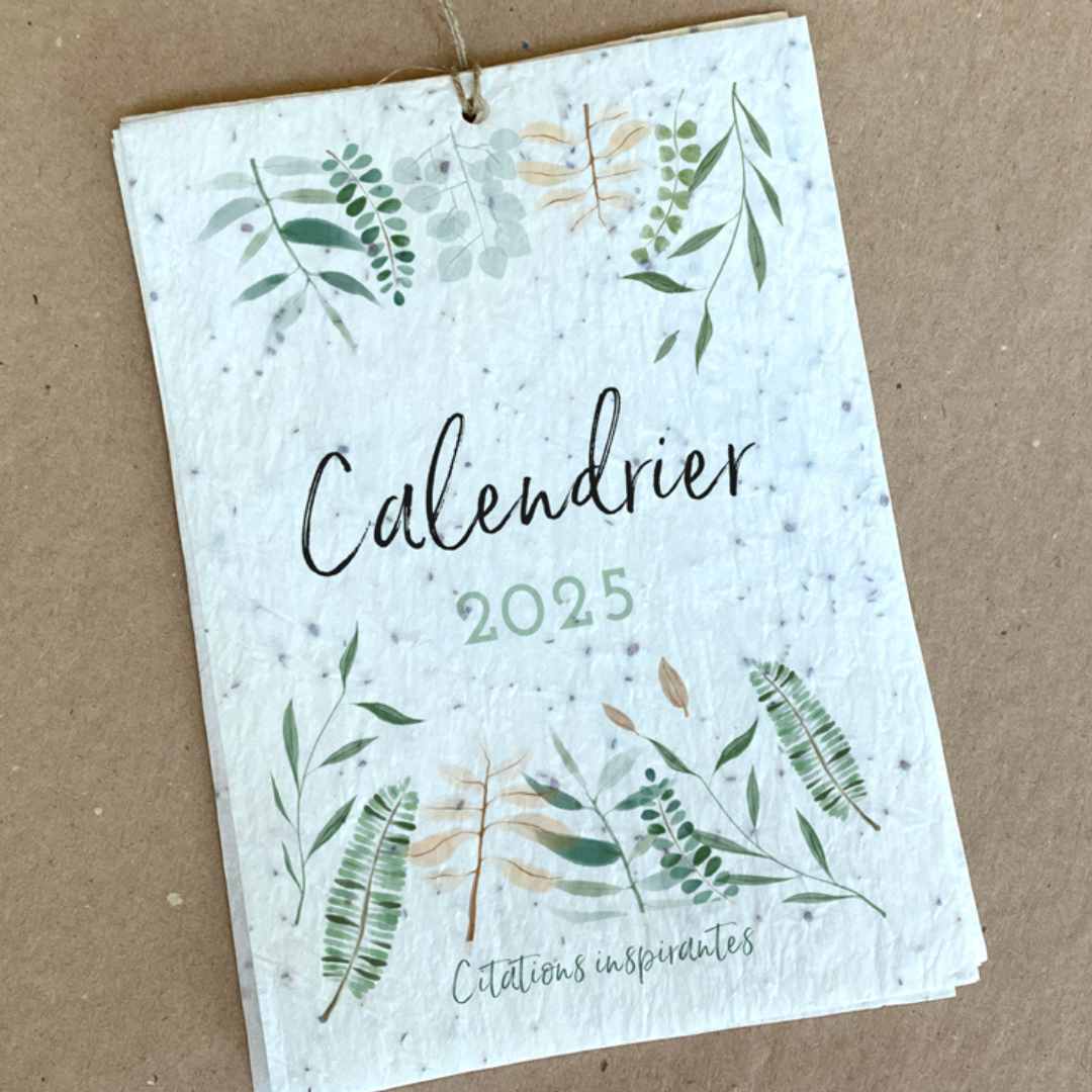 Calendrier à planter - Citations inspirantes