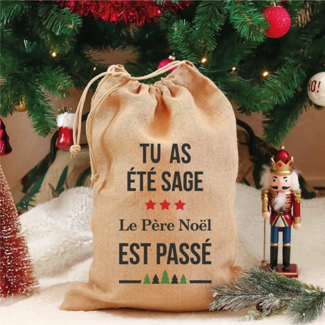 Sac cadeaux en jute L (40 x 55cm)