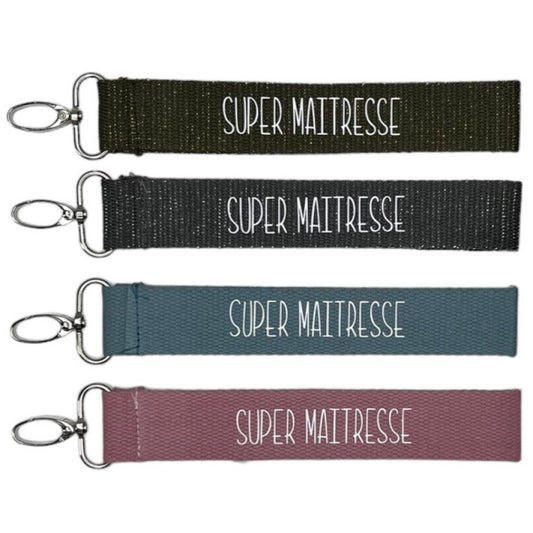 Porte clés - Super maitresse