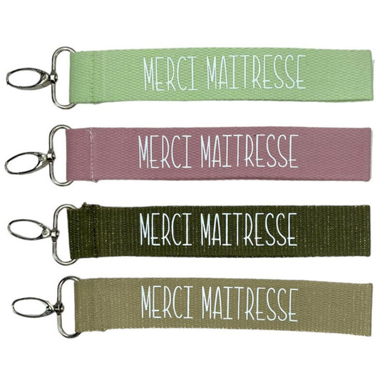 Porte clés - Merci  maitresse